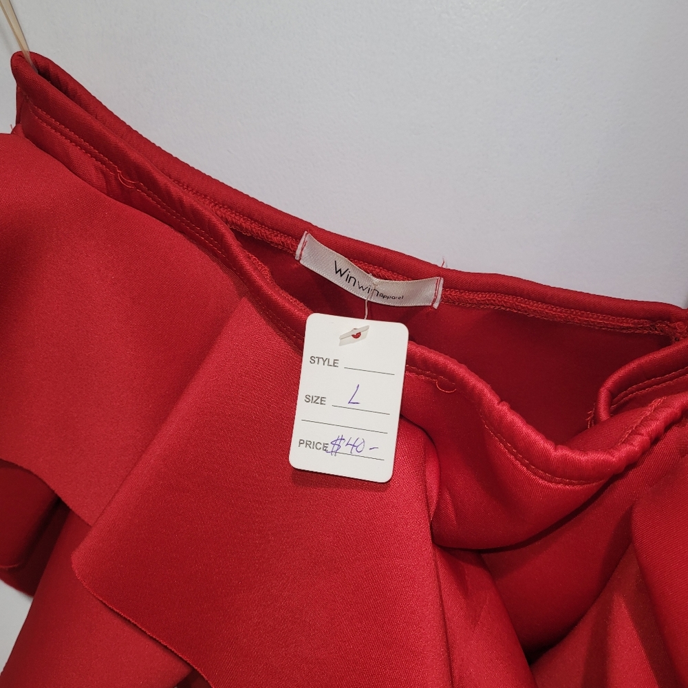 One shoulder ruffle blouse - Picture 3 of 3